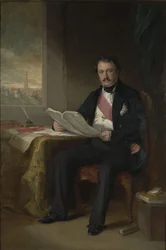 Portret van Sir Henry Pottinger, 1e Baronet, Gouverneur van Hong Kong (1789-1856)